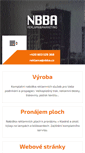 Mobile Screenshot of nbba.cz